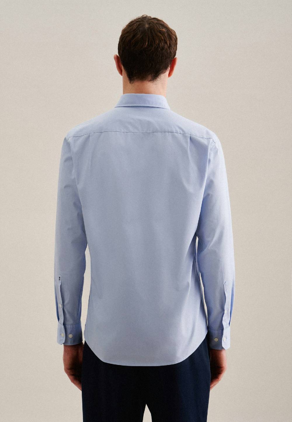Studio Seidensticker Twill Casual Hemd in Regular mit Kentkragen Tiefpreis