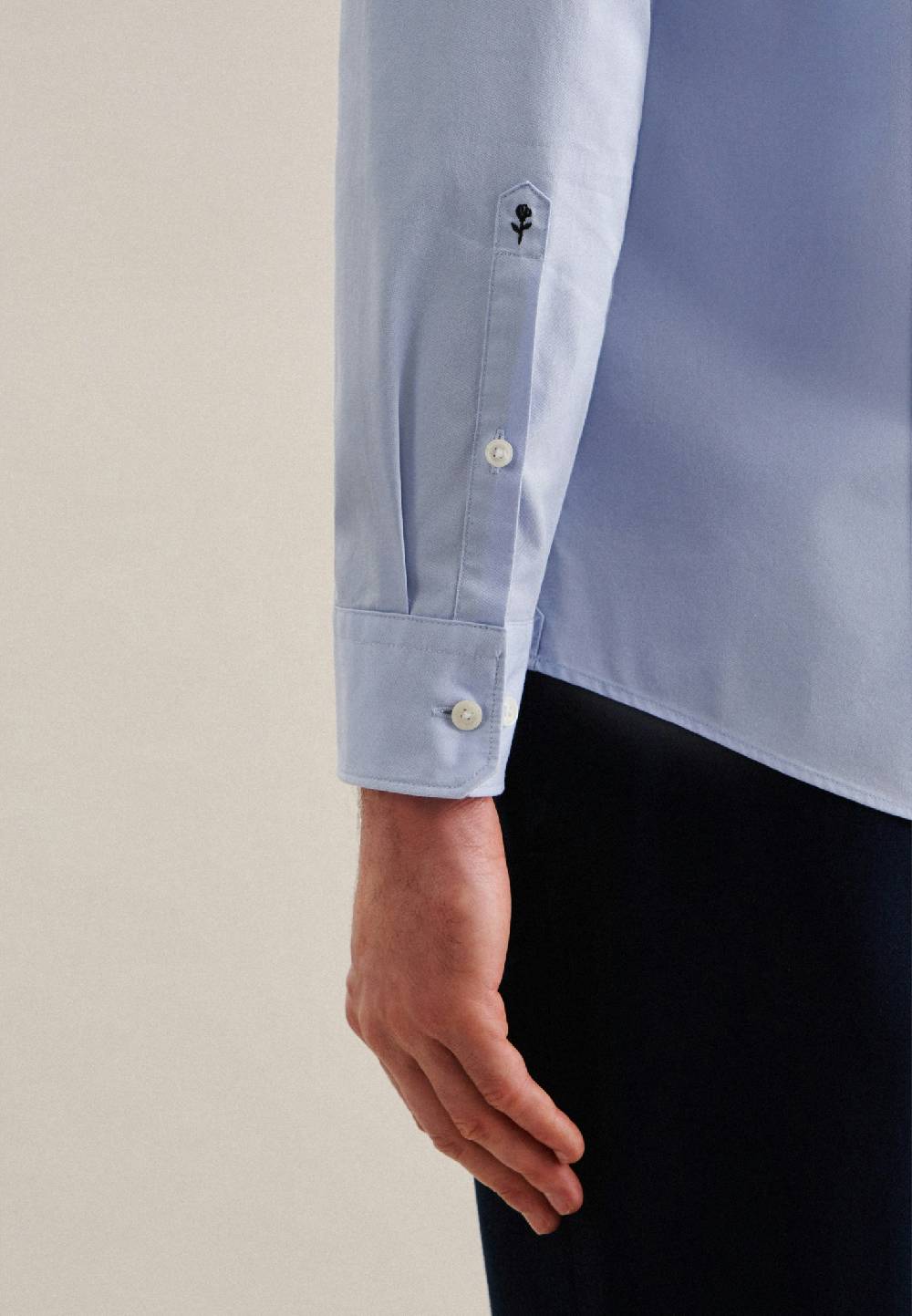 Studio Seidensticker Twill Casual Hemd in Regular mit Kentkragen Tiefpreis