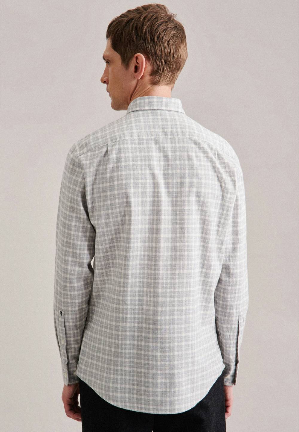 Studio Seidensticker Twill Casual Hemd in Regular mit Button-Down-Kragen Neueste Stile