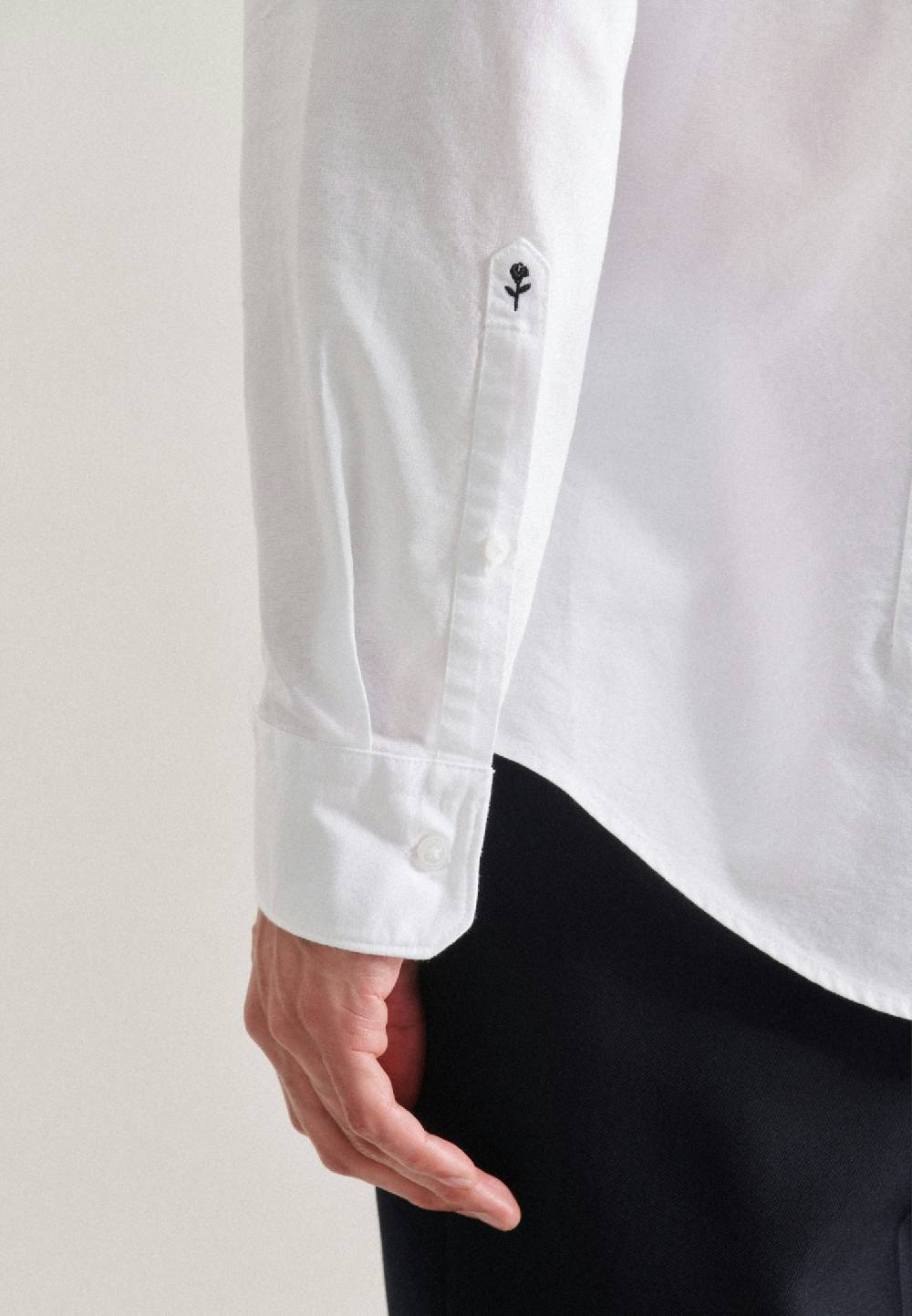 Studio Seidensticker Oxford Business Hemd in Shaped mit Button-Down-Kragen Letzter Tag