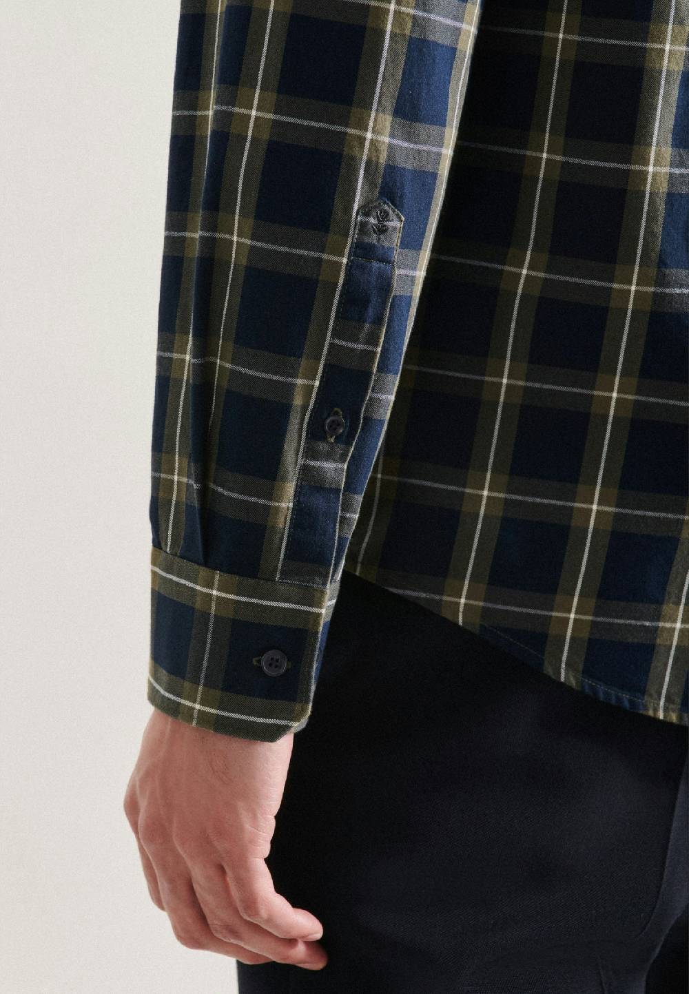 Studio Seidensticker Twill Casual Hemd in Regular mit Kentkragen Kostenloser Versand