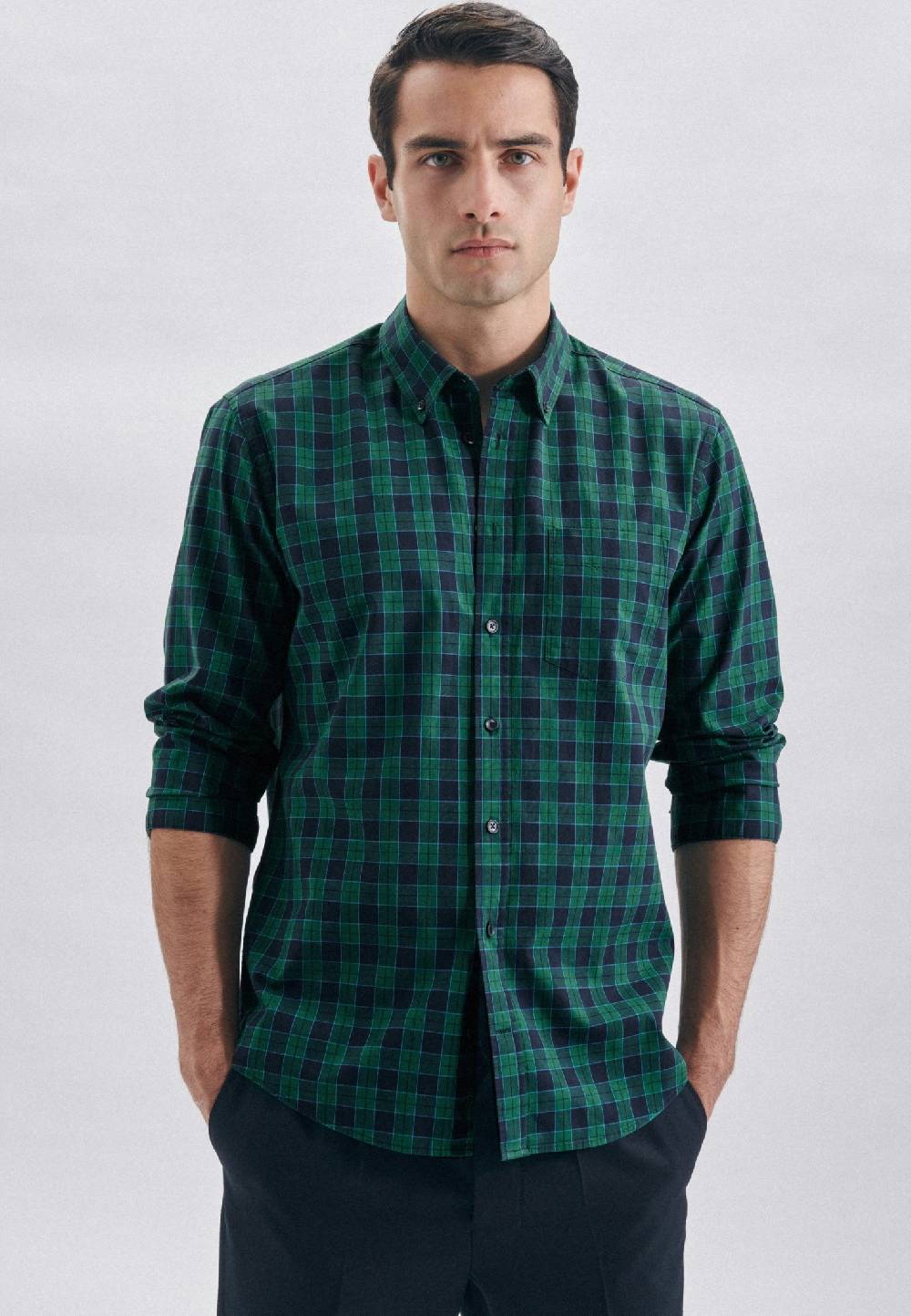 Studio Seidensticker Oxford Oxfordhemd in Regular mit Button-Down-Kragen Limitierter Zeitrabatt
