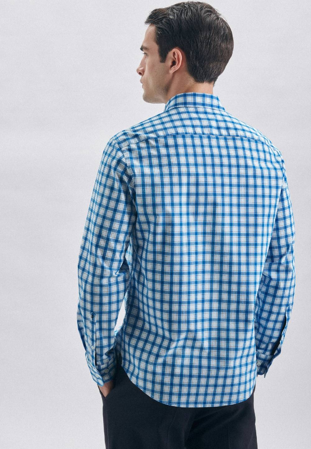 Studio Seidensticker Popeline Casual Hemd in Regular mit Button-Down-Kragen Fabrik Onlineshop