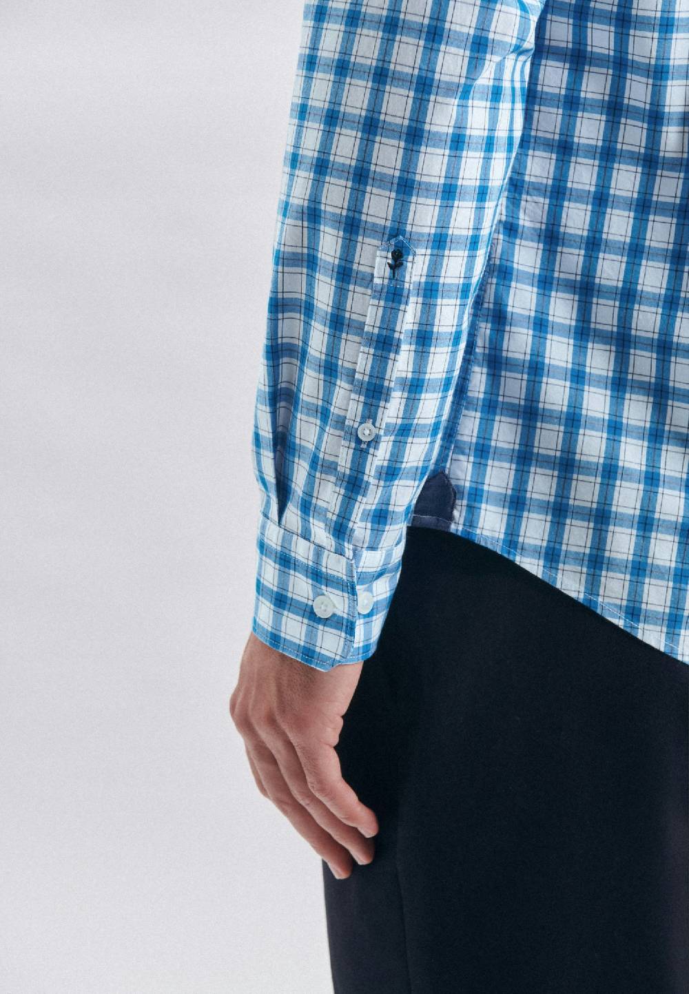 Studio Seidensticker Popeline Casual Hemd in Regular mit Button-Down-Kragen Fabrik Onlineshop