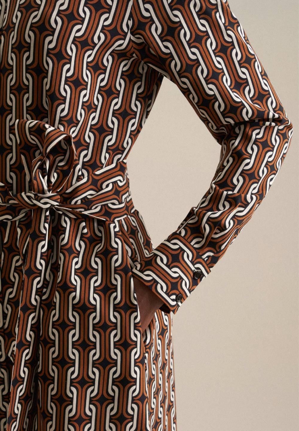 Studio Seidensticker Leinwandbindung Midi Kleid JETZT KAUFEN