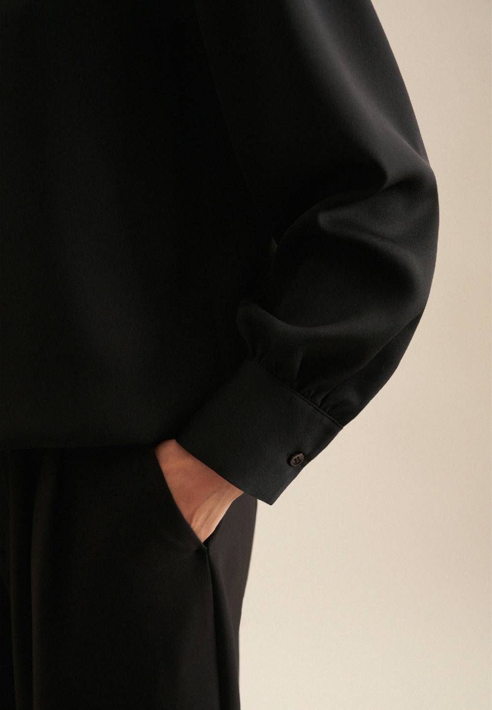 Studio Seidensticker Krepp Hemdbluse Bis zu 50% Rabatt
