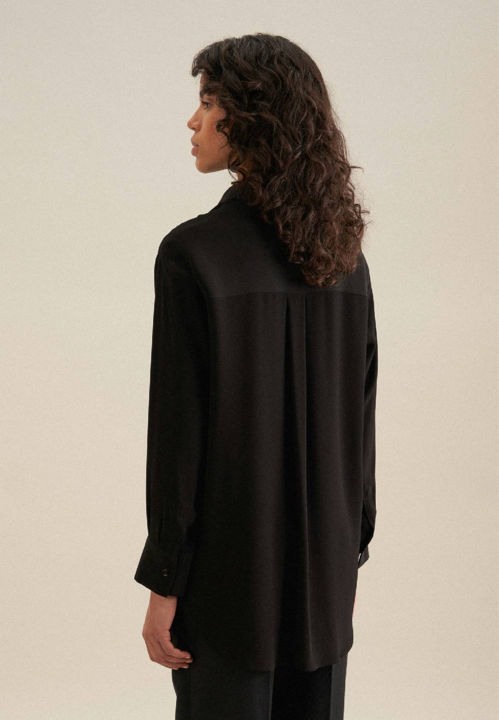 Studio Seidensticker Krepp Longbluse Bis zu 65% Rabatt