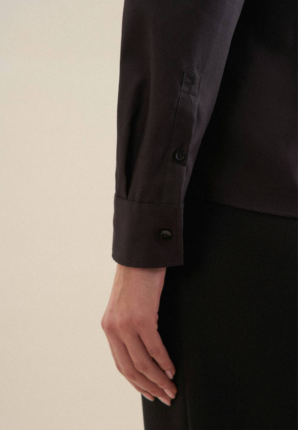 Studio Seidensticker Bügelfreie Fil a fil Hemdbluse Schlussverkauf
