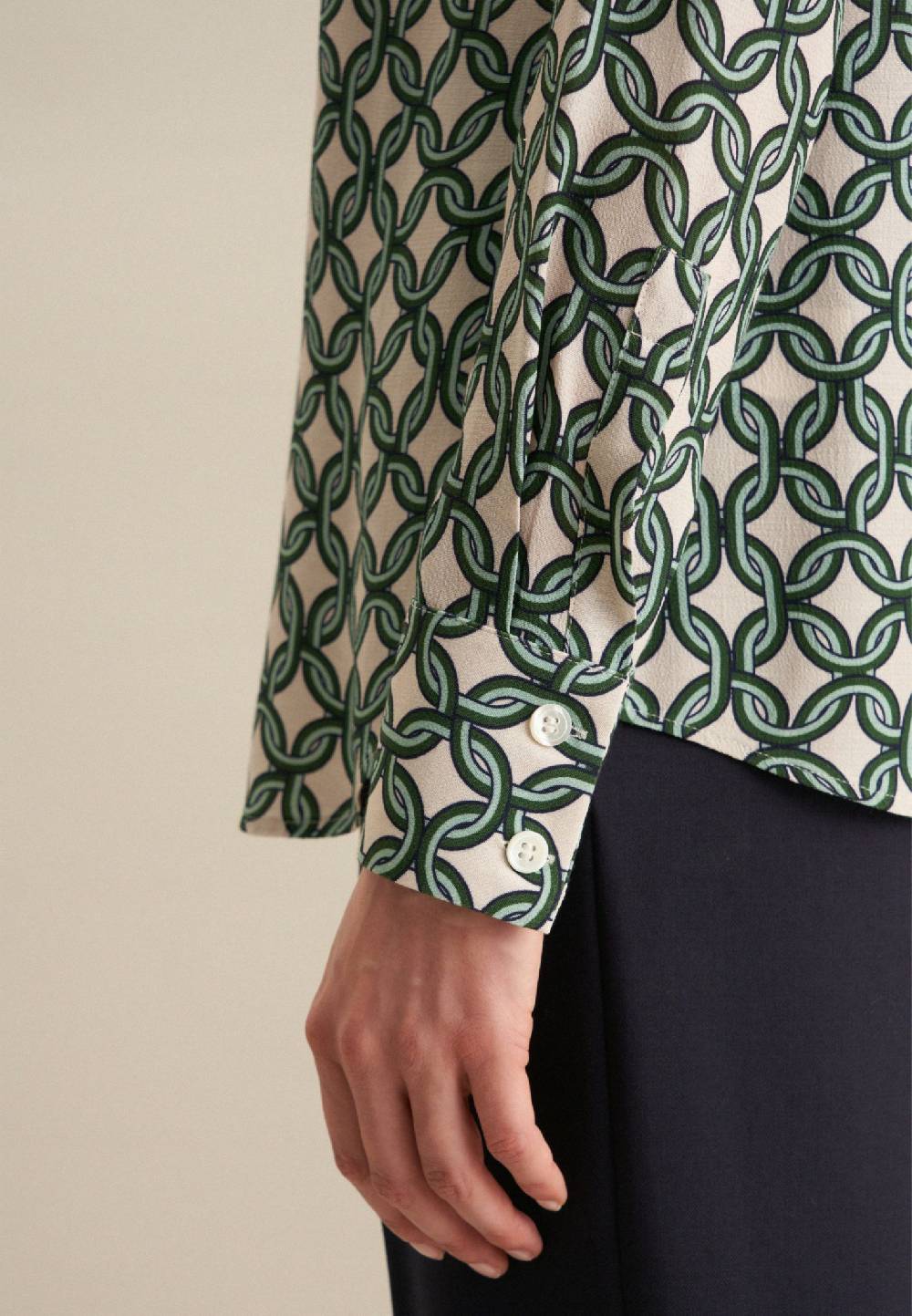 Studio Seidensticker Krepp Hemdbluse Osterangebot