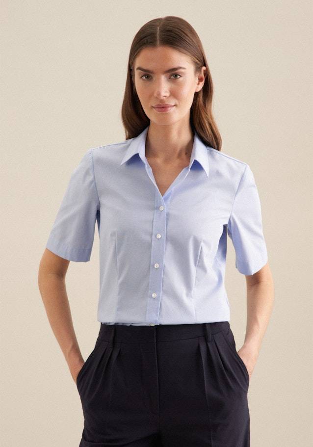 Studio Seidensticker Bügelfreie Kurzarm Fil a fil Hemdbluse Top Angebot