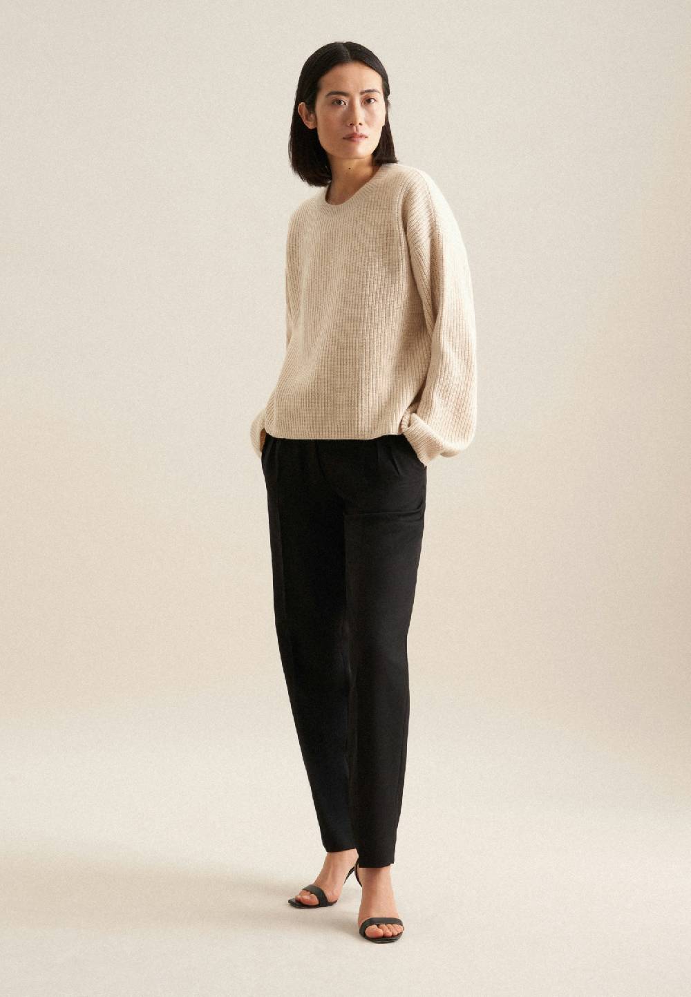 Studio Seidensticker Rundhals Pullover Oversized Neueste Mode