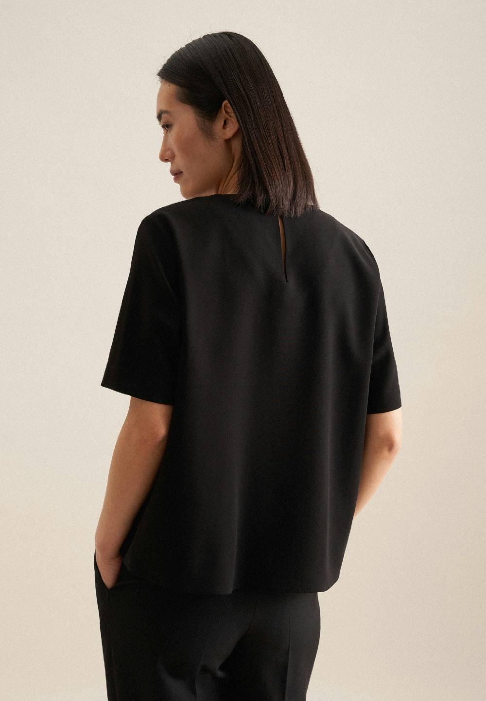 Studio Seidensticker Rundhals Shirt Regular Online Outlet