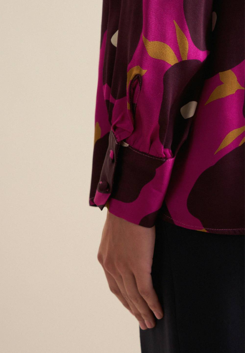 Studio Seidensticker Satin Shirtbluse Discount Store für neue Produkte