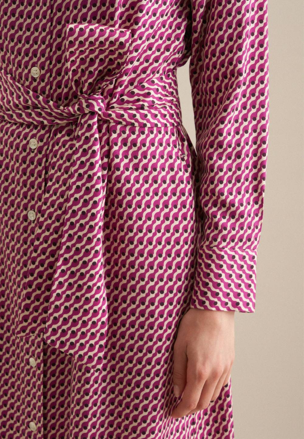 Studio Seidensticker Twill Midi Kleid im Angebot