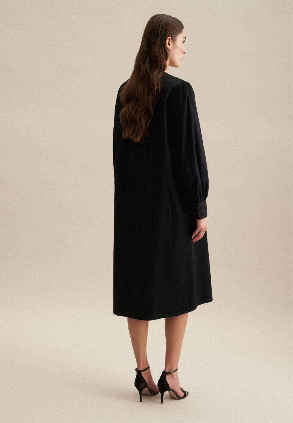 Studio Seidensticker Krepp Midi Kleid Online Shopping