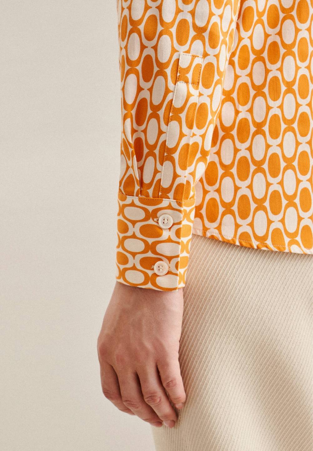 Studio Seidensticker Satin Hemdbluse Lagerräumung