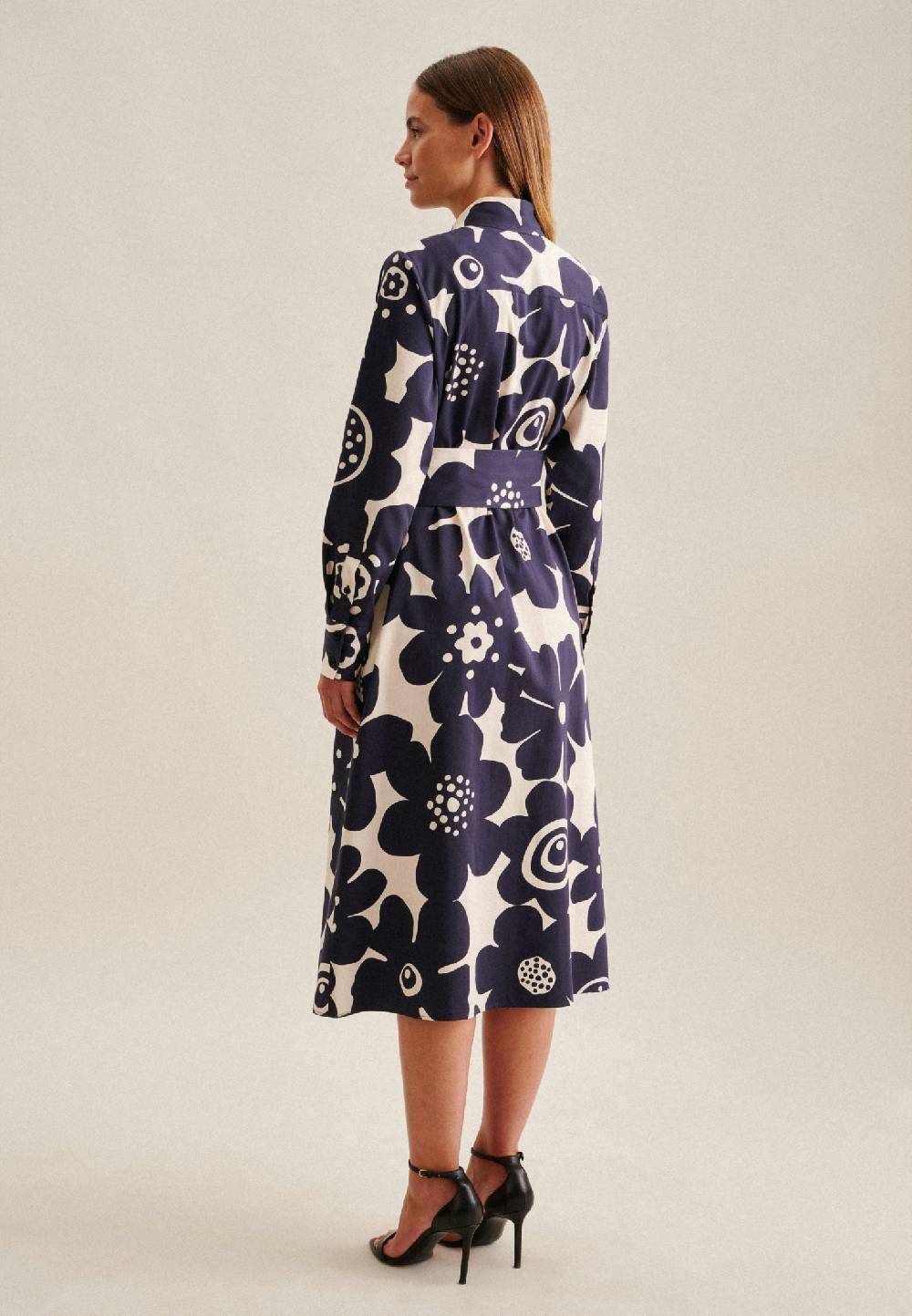 Studio Seidensticker Satin Midi Kleid Heißer Verkauf