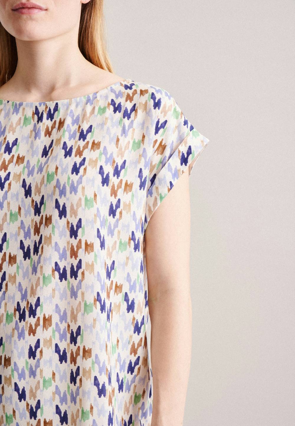 Studio Seidensticker Kurzarm Krepp Shirtbluse Neueste Stile