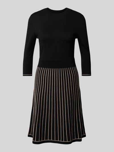 Peek & Cloppenburg Christian Berg Woman SelectionKnielanges Kleid mit Rundhalsausschnitt in black Bis zu 55% Rabatt