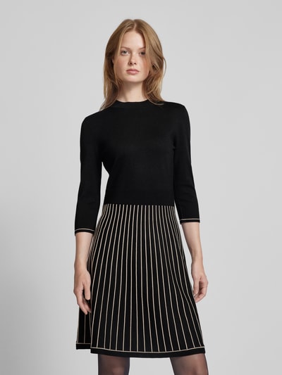Peek & Cloppenburg Christian Berg Woman SelectionKnielanges Kleid mit Rundhalsausschnitt in black Bis zu 55% Rabatt