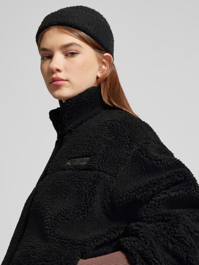 Peek & Cloppenburg ReviewSherpa Jacket mit Label-Patch in black Clearance-Verkauf