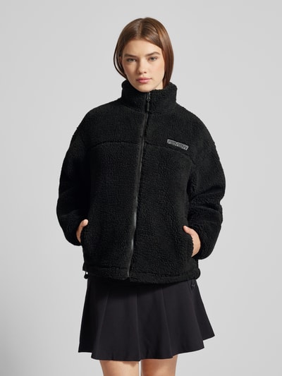 Peek & Cloppenburg ReviewSherpa Jacket mit Label-Patch in black Clearance-Verkauf
