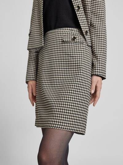 Peek & Cloppenburg Christian Berg Woman SelectionKnielanger Rock mit Ziertaschen in black Fabrikladen