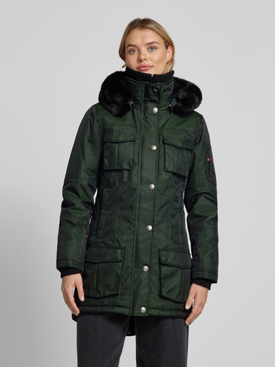 Peek & Cloppenburg WellensteynFunktionsjacke mit Stehkragen Modell 'SCHNEEZAUBER' in dunkelgruen 50% Rabatt für begrenzte Zeit