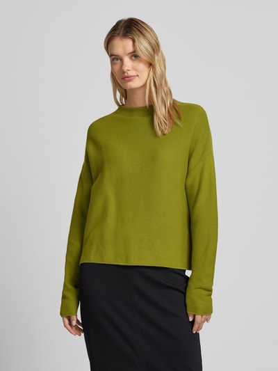 Peek & Cloppenburg ArmedangelsStrickpullover mit Strukturmuster Modell 'MERINAA' in gruen Rabatte dieses Monats