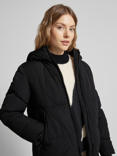 Peek & Cloppenburg WITHBLACKSteppmantel mit Kapuze in black Auslauf