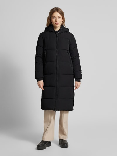 Peek & Cloppenburg WITHBLACKSteppmantel mit Kapuze in black Auslauf