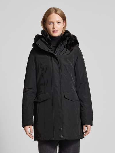 Peek & Cloppenburg WellensteynJacke mit Label-Detail Modell 'STAVANGER' in black Verkauf