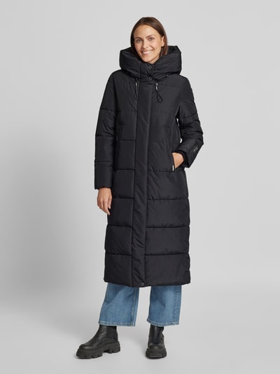 Peek & Cloppenburg khujoSteppmantel mit Label-Detail Modell 'SOULANI' in black im Angebot