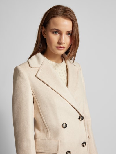 Peek & Cloppenburg MangoMantel mit Reverskragen Modell 'DALI' in beige Günstiger Verkauf