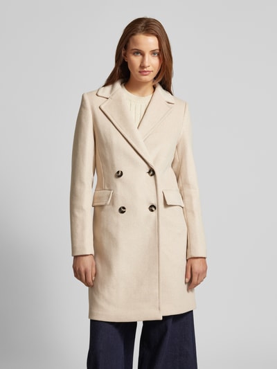Peek & Cloppenburg MangoMantel mit Reverskragen Modell 'DALI' in beige Günstiger Verkauf
