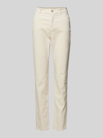 Peek & Cloppenburg Christian Berg WomanRegular Fit Cordhose im 5-Pocket-Design in ecru Kostenloser Versand
