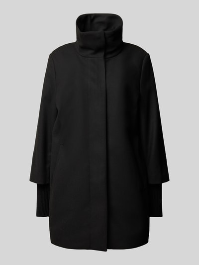 Peek & Cloppenburg Christian Berg Woman SelectionMantel mit Stehkragen in black Fabrikpreis