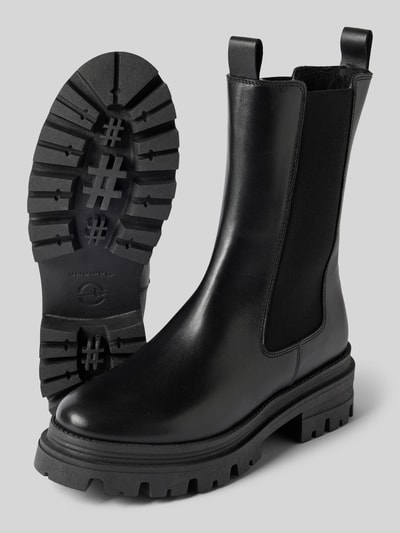 Peek & Cloppenburg TamarisChelsea Boots mit elastischem Einsatz in black Preisnachlass