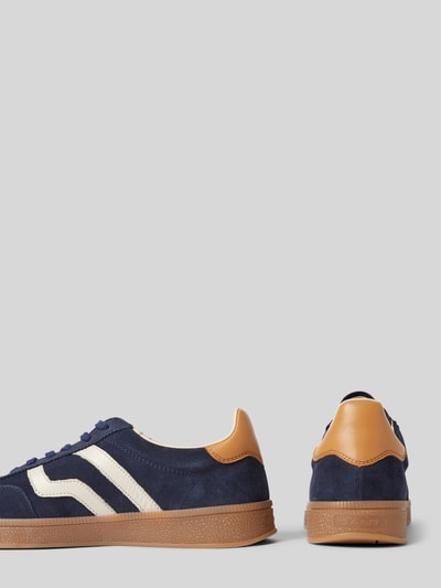 Peek & Cloppenburg GantSneaker aus Leder mit Label-Stitching Modell 'Cuzima' in bleu Saisonschlussverkauf