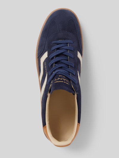 Peek & Cloppenburg GantSneaker aus Leder mit Label-Stitching Modell 'Cuzima' in bleu Saisonschlussverkauf
