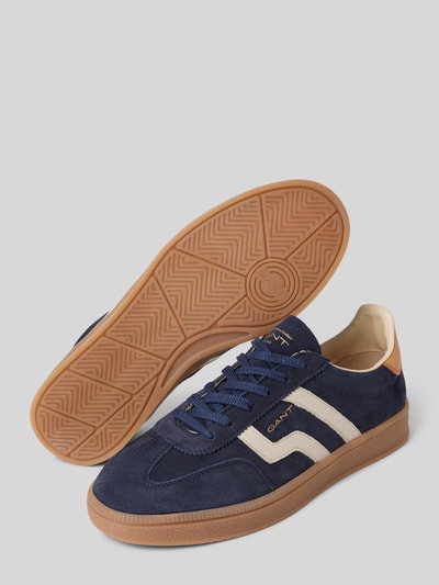 Peek & Cloppenburg GantSneaker aus Leder mit Label-Stitching Modell 'Cuzima' in bleu Saisonschlussverkauf