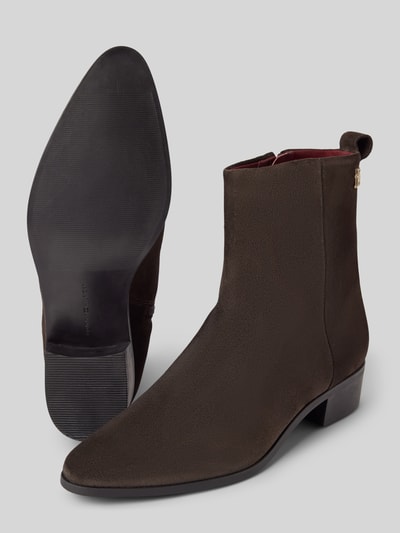 Peek & Cloppenburg Tommy HilfigerStiefel mit Label-Detail in dunkelbraun Cyber Monday