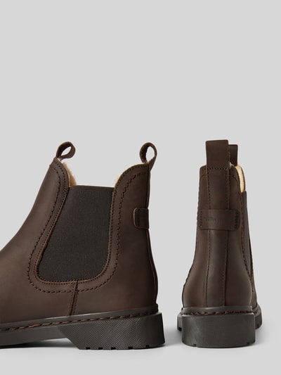 Peek & Cloppenburg TamarisStiefeletten aus Leder mit elastischen Einsätzen in dunkelbraun Weihnachtsangebot