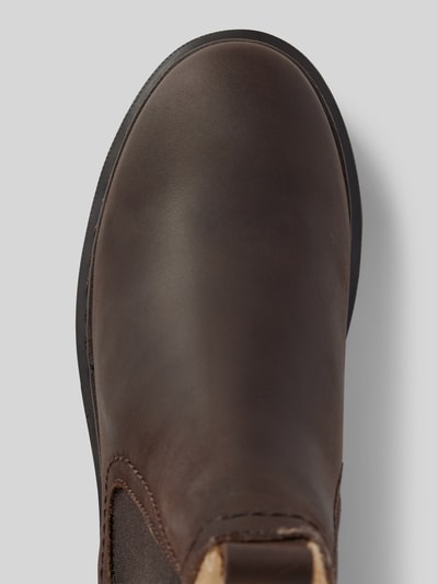 Peek & Cloppenburg TamarisStiefeletten aus Leder mit elastischen Einsätzen in dunkelbraun Weihnachtsangebot
