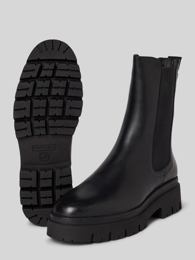 Peek & Cloppenburg TamarisChelsea Boots mit elastischem Einsatz in black Große Rabatte