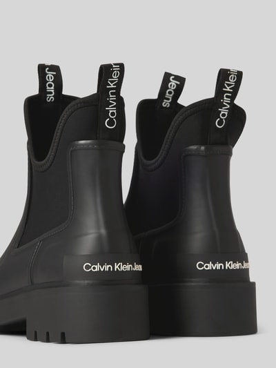 Peek & Cloppenburg Calvin Klein JeansGummistiefel mit Label-Detail in black Neuheiten