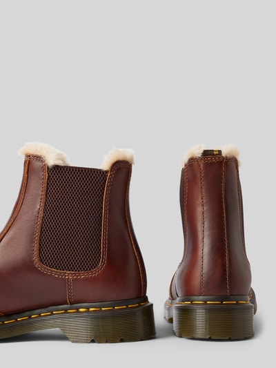 Peek & Cloppenburg Dr. MartensChelsea Boots aus Leder mit Innenfutter Modell 'Leonore' in cognac Tiefpreis