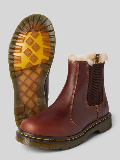 Peek & Cloppenburg Dr. MartensChelsea Boots aus Leder mit Innenfutter Modell 'Leonore' in cognac Tiefpreis