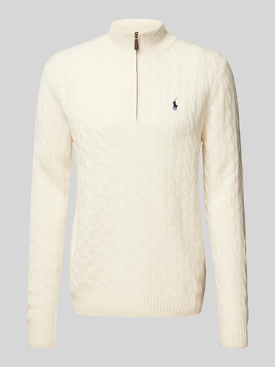 Peek & Cloppenburg Polo Ralph LaurenPullover mit Kaschmiranteil in offwhite Super Rabatt