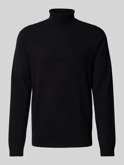 Peek & Cloppenburg MCNEALStrickpullover mit Rollkragen in black Riesige Rabatte